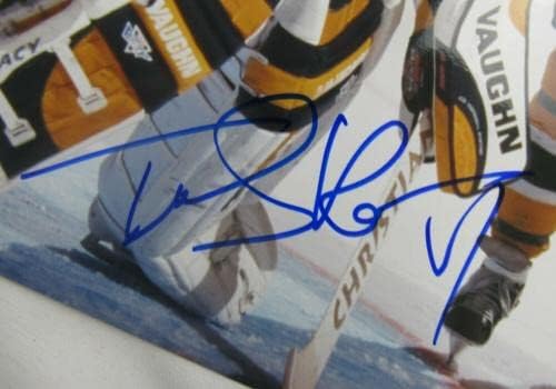 Roman Turek potpisao automatsko automat 8x10 photo I - autogramirane NHL fotografije