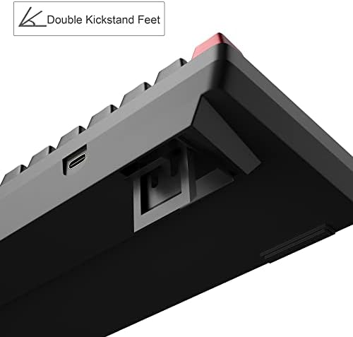 MageGee Portable 60% Mechanical Gaming Keyboard, MK-Box LED Backlit Compact 68 Keys Mini Wired Office Keyboard