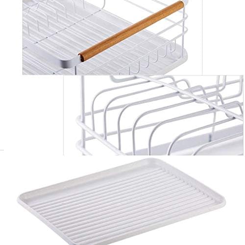 Jahh bijeli za odvod - stalak za sudoper, željezo kućište kuhinjskim kuhinjskim priborom za kuglica za ormarić