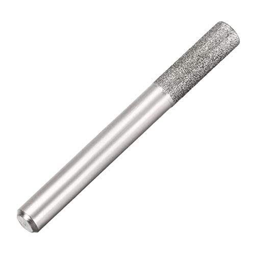 Uxcell Diamond Burrs BITSING bušilice za rezbarenje Rotaciona alata 1/4-inčni pogodak 8 mm cilindrični 120