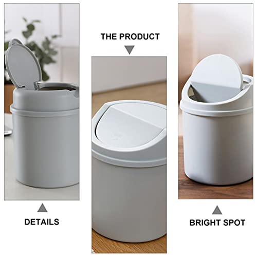 Toyvian držači za smeće 2kom Mini kante za smeće kante za smeće jednostavna kanta za smeće sa poklopcem