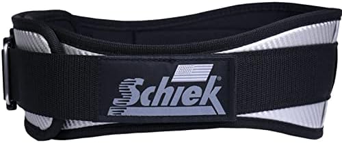 Schiek Sports 3004 Kaiš za dizanje ugljičnog vlakana - Pokloni za podizanje energije za potporu donjeg dijela