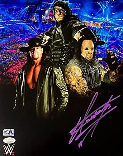 WWE Exclusive Indivelar potpisan autogramirani 11x14 fotografija JSA autentična 10 ljubičasta - autogramirane