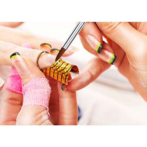 Set četkica za nokte, 6pcs produžni gel za nokte, nail Art dizajn olovka za slikanje, savjeti za nokte Builder
