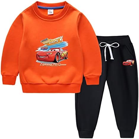 Keyl-0731 Dečiji automobili Dugi rukavi pulover, munja McQueen Slatka print Hoodie Fleece Stheetshirt i
