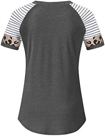 Majice s kvadratnim izrezom ljetne trendi Casual labave majice za žene prozračni gradijent Dugi rukav dnevno
