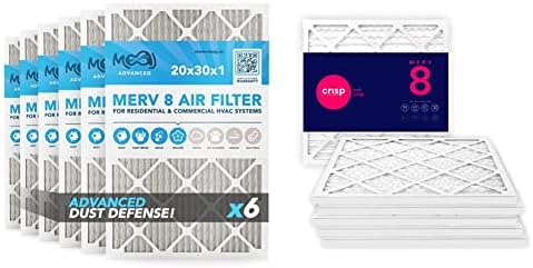20x30x1 Filter za vazduh | MERV 8 / MOAJ napredna odbrana od prašine | sa sjedištem u SAD-u | stvarne dimenzije: