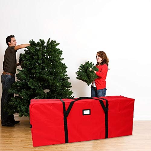 Aerwo torba za božićno drvo ekstra veliki kontejneri za božićno skladištenje, odgovara do 7.5 Ft veštačko