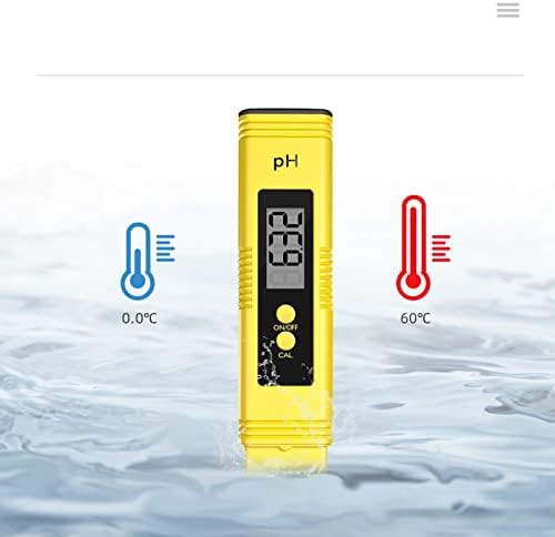 Yosoo Digital PH metar, testiranje testiranja testera visokog tačnosti vode od 0,00 do 14,00 ph za piće