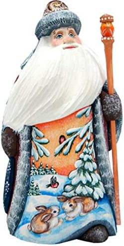 Zeko prijatelji Santa, Woodcarved Figurine od G.DebEKHT 8214854