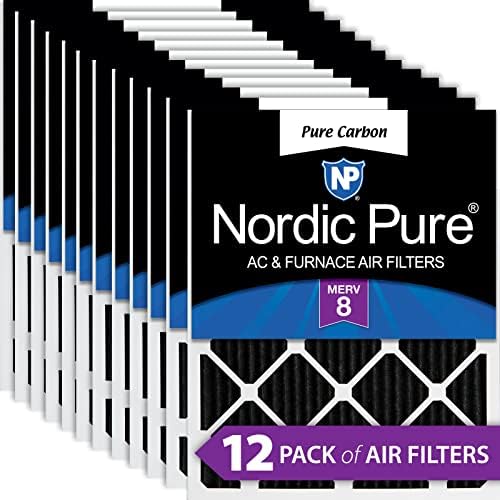 Nordic Pure 16x25x1 MERV 8 plisirani AC peći filteri za vazduh 6 pakovanje