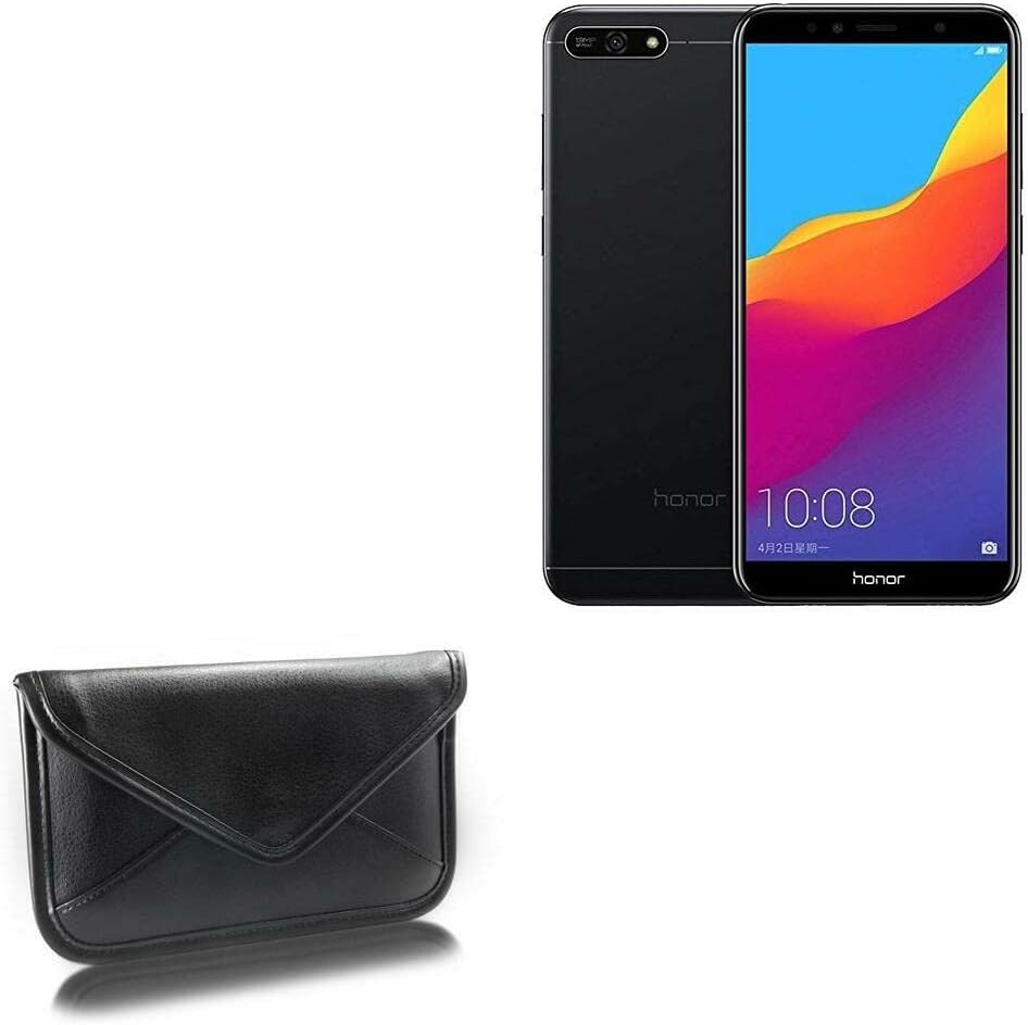 Boxwave Case za Huawei Honor 7a Pro - Elite kožna messenger torbica, sintetički kožni poklopac koverte za