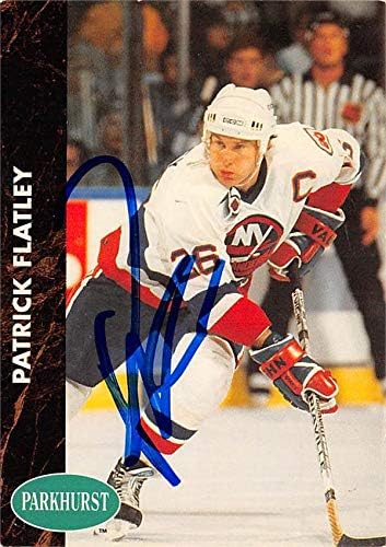 Autogramirano skladište 620833 Patrick Flatley autogrametna hokejaška kartica - New York Islanders, 67 1991