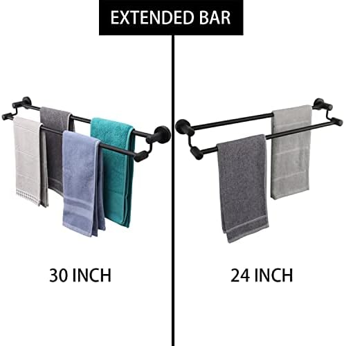 Tocten Dvokrevetni ručnik za kupatilo - zgušnjavati stalak za ručnik od nehrđajućeg čelika za kupatilo,