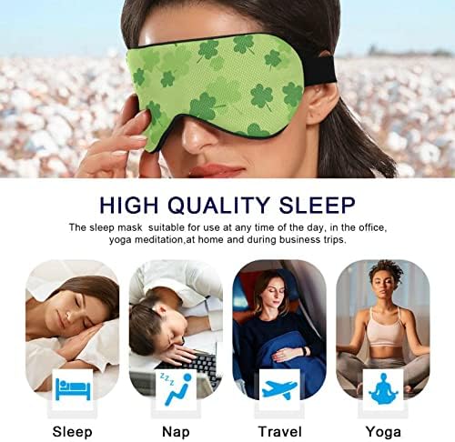 Unisex Sleep Eye Maska ST-PATRICK-DAN-SHAMROCK NOĆ SLEEPING MASK SOFTSKO SOBE SHANDE