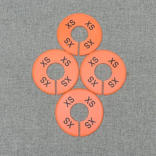 Zerodeko 10pcs Creative Divider veličine odjeće Divider-delikatni okrugli plastični vješalica za vješalice