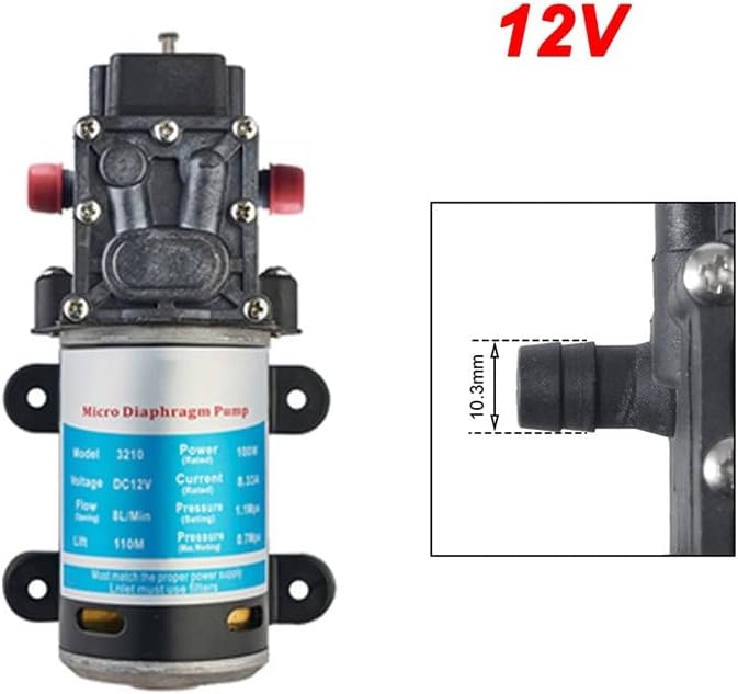 Booster potopna pumpa visokog pritiska električna pumpa 100w Samousisavajući Booster DC 12V 24V pumpa za