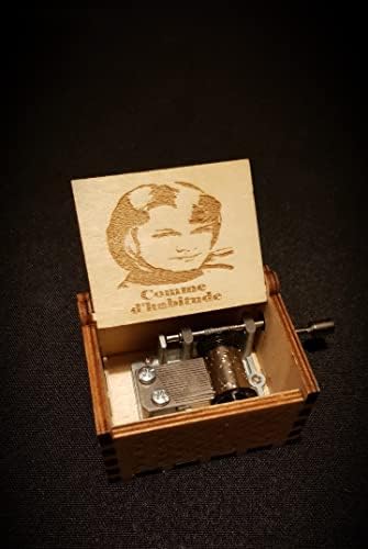 Breizh licenca Claude François Wooden Glazbena kutija, muzička kutija, kao i obično