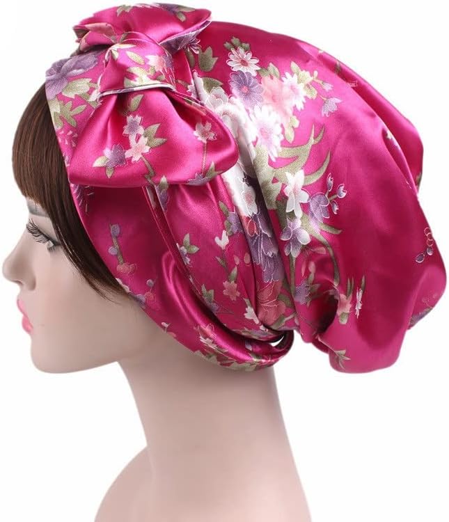 XDSDDS ženske svilena tuš kabina noćna kapa poklopac za kosu poklopac za glavu šešira satenski turbanski