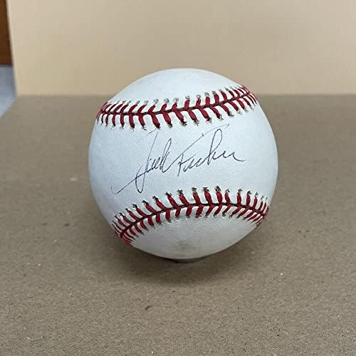 Jack Fisher potpisao bejzbol OAL Auto sa hologramom B & E Mets - autogramirani bejzbol