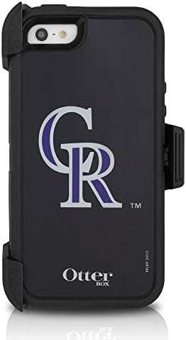Otterbox Defender serija Case & futrola za Apple iPhone 5-MLB izdanje-Colorado Rockies-Crna
