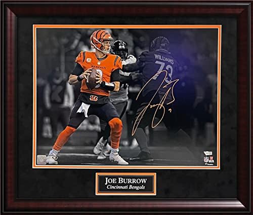 Joe Burrow Autograph FOTO reflektor 23 × 27 Fanatika Autentifikacija - autogramirane NFL fotografije