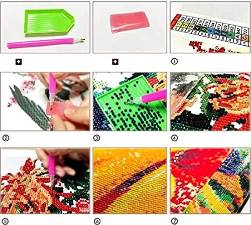 DIY boja po brojevima za odrasle početnik DIY Diamond slikarski komplet za odrasle Kids Beach Jedrilica