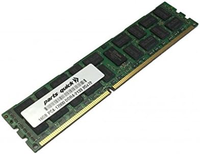 Dijelovi-brza 16GB memorija za Dell PowerEdge R730 DDR4 PC4-17000 2133 MHz RDIMM RAM-a