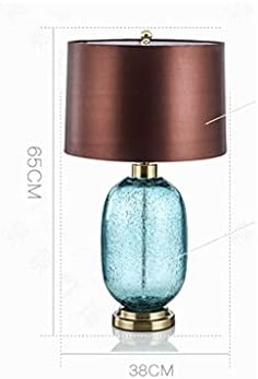 Zhaolei Europmeni stil Jednostavna retro plava bočica keramička stolna lampa Noćni lampica za modnu tkanina