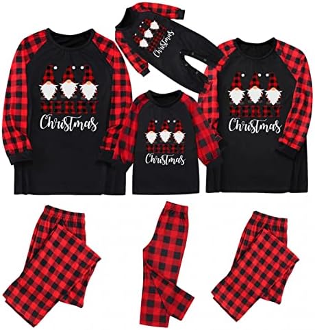 Božićne pidžame za obitelj Pajamas PJs Spavaće odjeće Odgovarajući set Podešavanje Porodične pidžame setovi