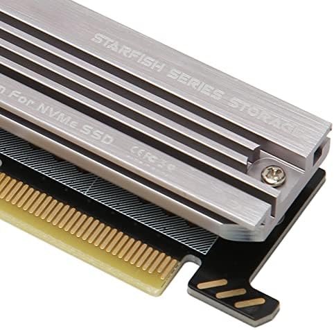 CHICIRIS M. 2 PCIe Adapter kartica, Plug and Play Aluminijska legura stabilan SSD na PCIe 4.0 Adapter za