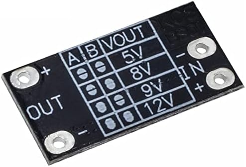HIFASI 5pcs Najnoviji višenamjenski mini pojačani modul korak up ploča 5V / 8V / 9V / 12V 1.5A LED indikator