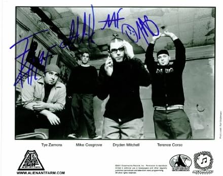 Alien Ant Farm 8 x 10 autogram za fotografije slavnih