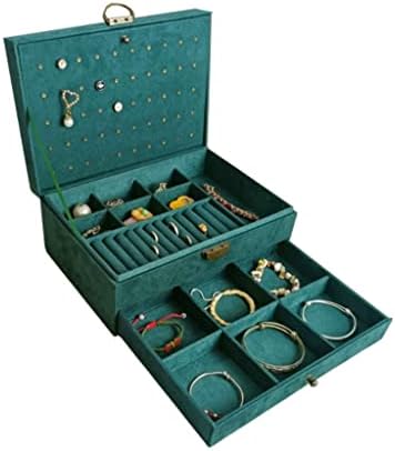 QUUL Vintage kutija za nakit klasični orijentalni šarm sa Antiknom Retro mesinganom bravom velikog kapaciteta