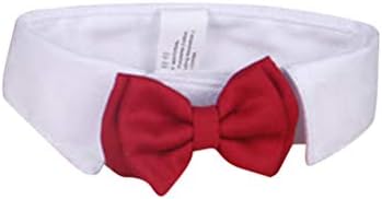 Pet Red Bowknot ovratnik kućnog ljubimca mačke pamučne kravate za kućne ljubimce za dnevnu veličinu zabave
