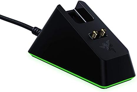 Razer Mouse charging Dock Chroma: magnetna Dock sa Status punjenja RGB rasvjeta - Anti-Slip Gecko noge-Powered