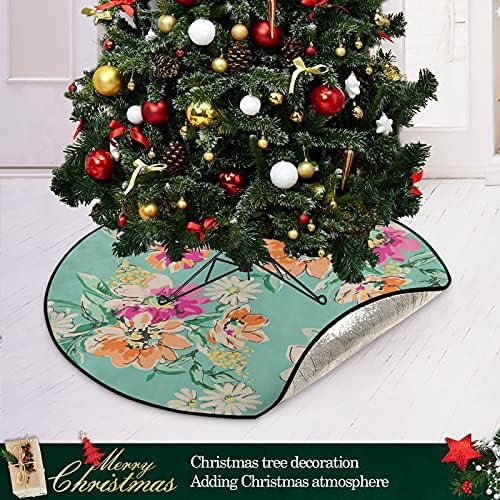 Skicani cvijet božićno stablo mat vodootporan stalci za stalke Mat tepih ispod božićnog drveća Pribor za