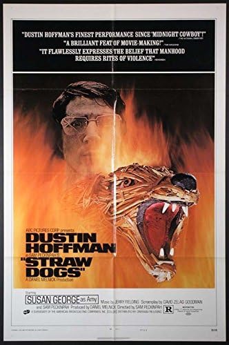 Slamci psi peckinpah ultra-nasip Dustin Hoffman 1972 Originalni poster jednog lista