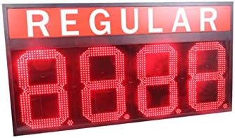 LED znak 24 LED benzinska stanica elektronički gorivo Cijena znaka crvene boje Redovni znak motela