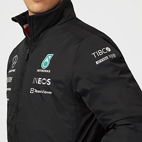 Mercedes AMG Petronas Formula One tim-zvanična roba Formule 1 - lagana podstavljena jakna tima 2022