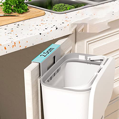 Abecel smeće može, kuhinjska smeća može kućni kabineti viseći klizni poklopac za pohranu kante za smeće