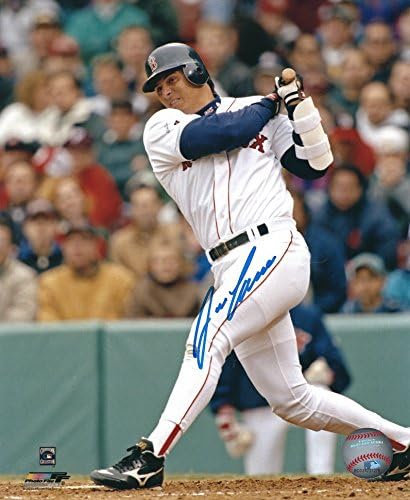 Autographing Jose Canseco 8x10 Boston Red Sox Photo