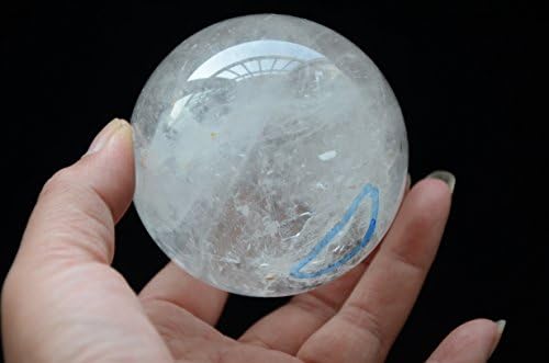 Real Tibet Himalayan Visoka nadmorska visina prirodna jasna kristalna kremenska kugla sfera Orb Gem 2,71