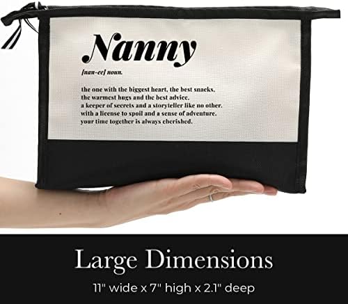 HODREU Nanny Noun kozmetička torba inspirativni pokloni dadilje baka dadilja pokloni od unuka čine torbu