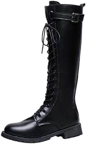 Kolee High Boots Ženske čizme patentni zatvarač zime zimske žene visoke pete dugih ženskih čizama velike