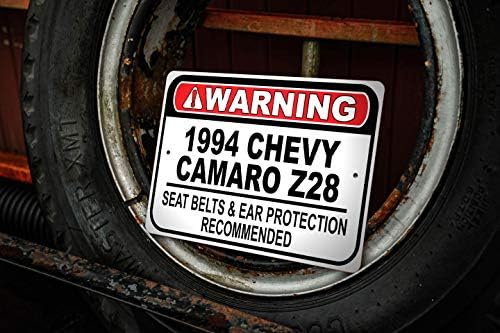 1994 94 Chevy Camaro Z28 Seat Better Preporučeni brz automobil, metalni garažni znak, zidni dekor, GM Zist