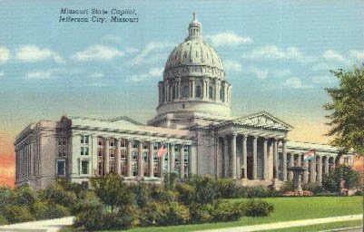 Jefferson City, Missouri razglednica