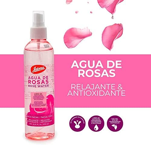 Jaloma / Agua de Rosas, Tónico Facial, Relajante, antioksidante, 250ml