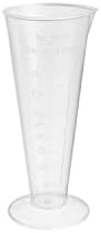Othmro mjerna čaša Plastična Graduirana čaša prozirna za laboratorijske kuhinjske tečnosti 50ml 8kom