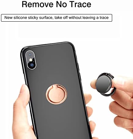 [2 Pakovanje] okruglo Ultra tanko postolje za Držač prstena za mobilni telefon,rotacija za 360 stepeni i